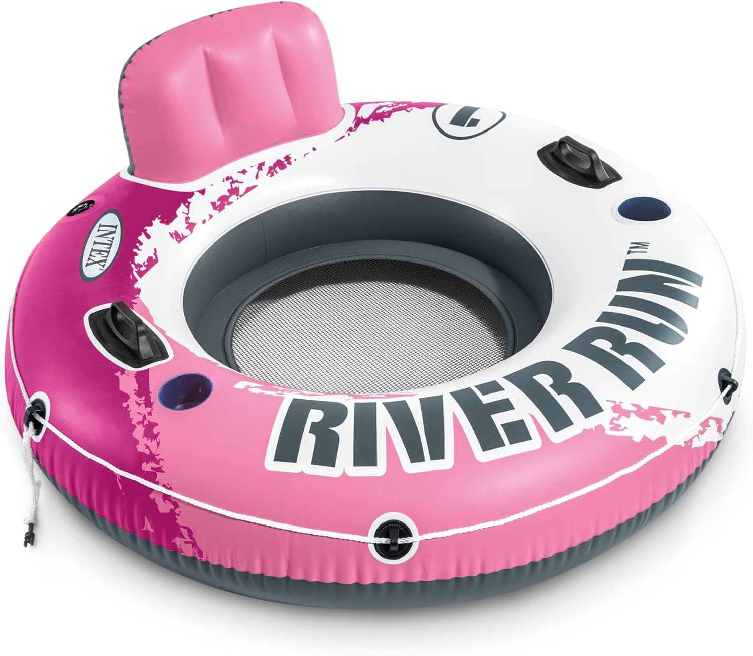 INTEX 56825EP River Run 1 Inflatable Floating Lounge: Comfortable Backrest