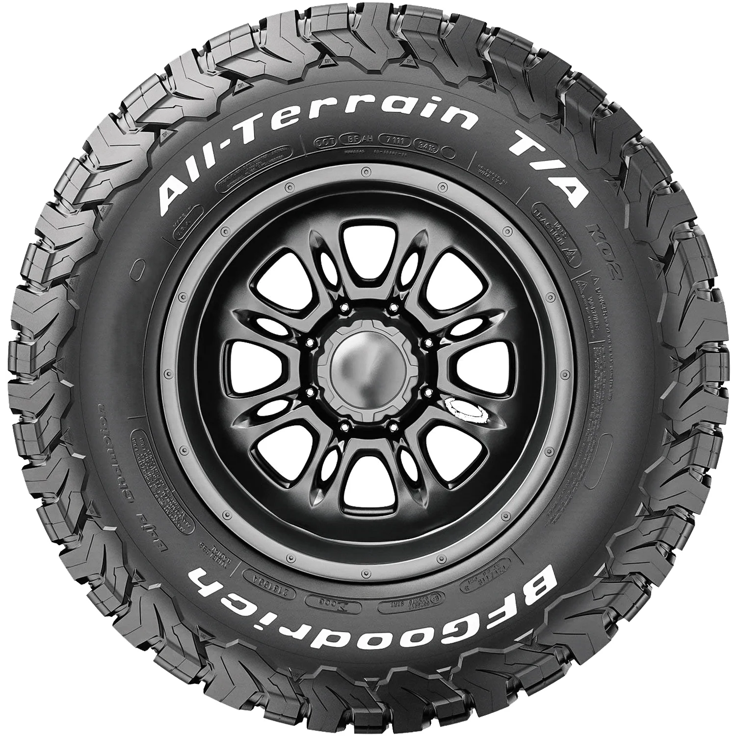 BFGoodrich All - Terrain T/A KO2 LT 265/70R17 112/109S C 6 Ply AT A/T Tire