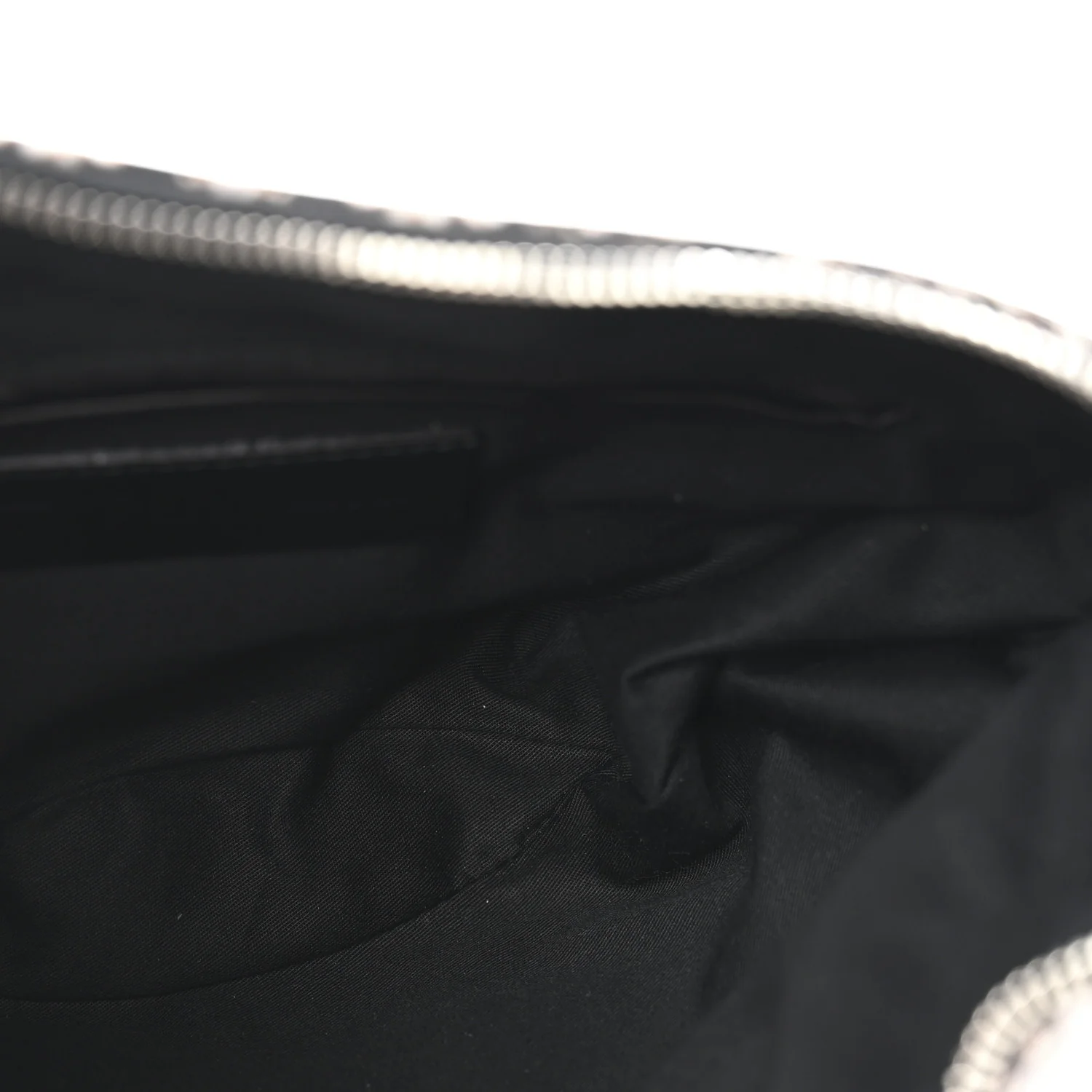 Silk Dandelion Print De Manta Clutch Black