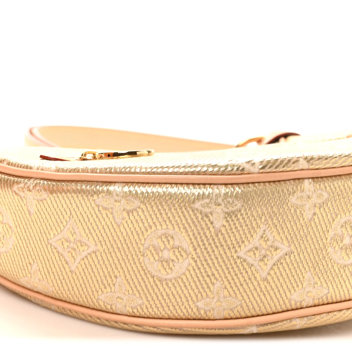 Monogram Jacquard Loop Gold