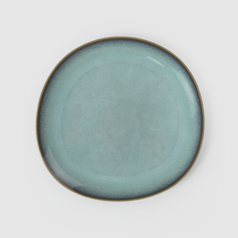 Lave Serving tray - Blue, 12.6'' x 12.6'', stoneware