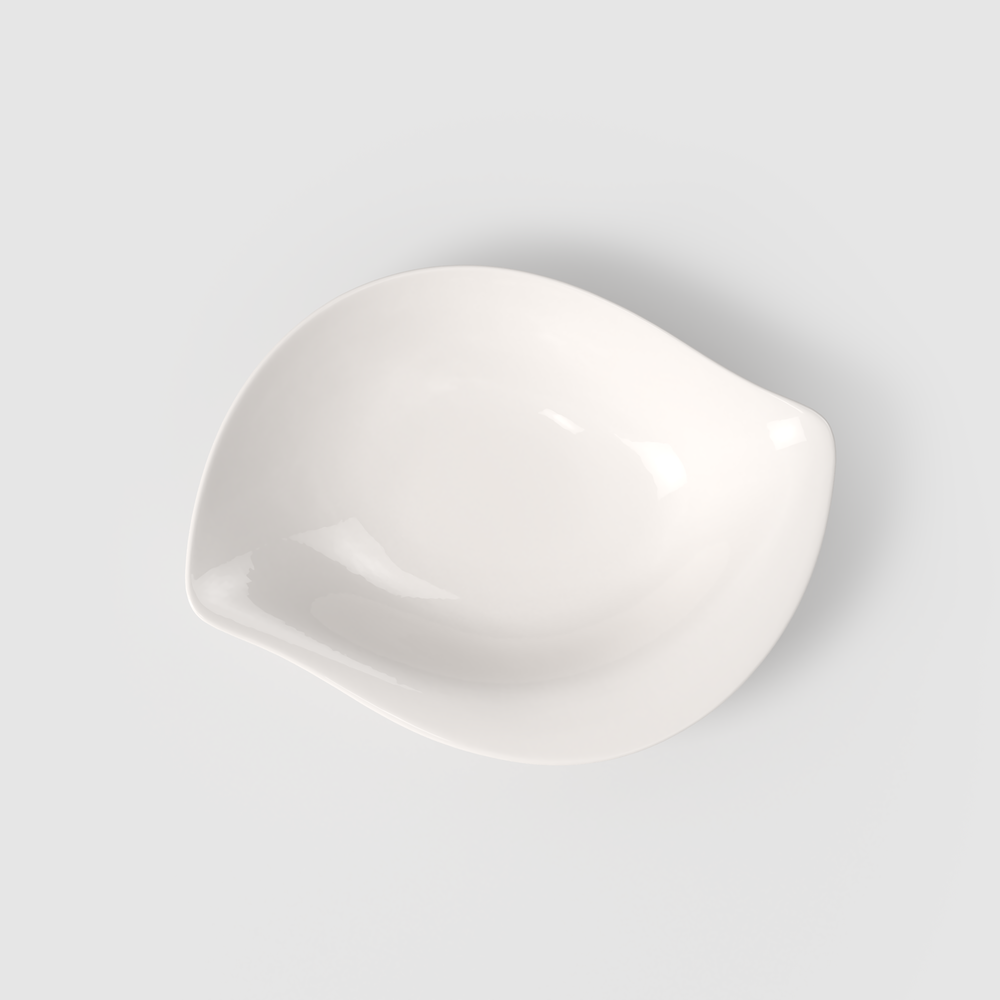 New Cottage Serving Bowl - White, 8.5 oz, Premium Porcelain
