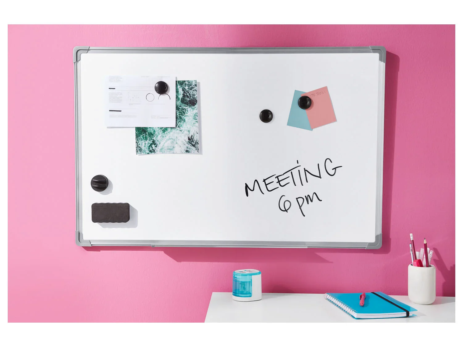 UNITED OFFICE Tableau blanc magntique