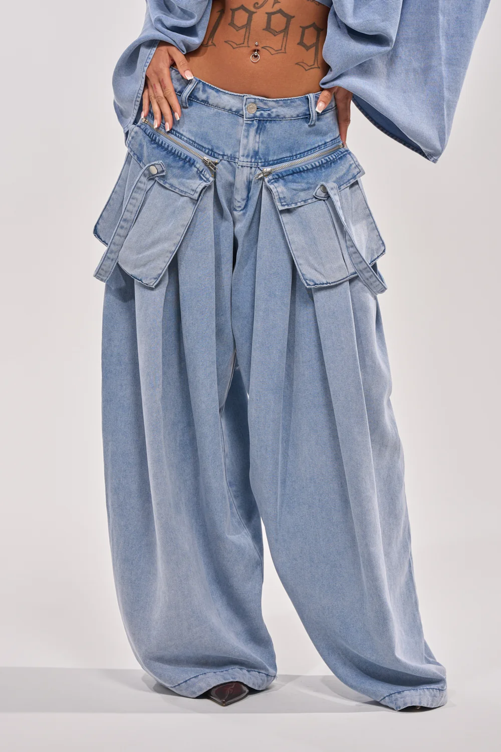 DRIFTING AWAY CARGO DENIM - Akira Store