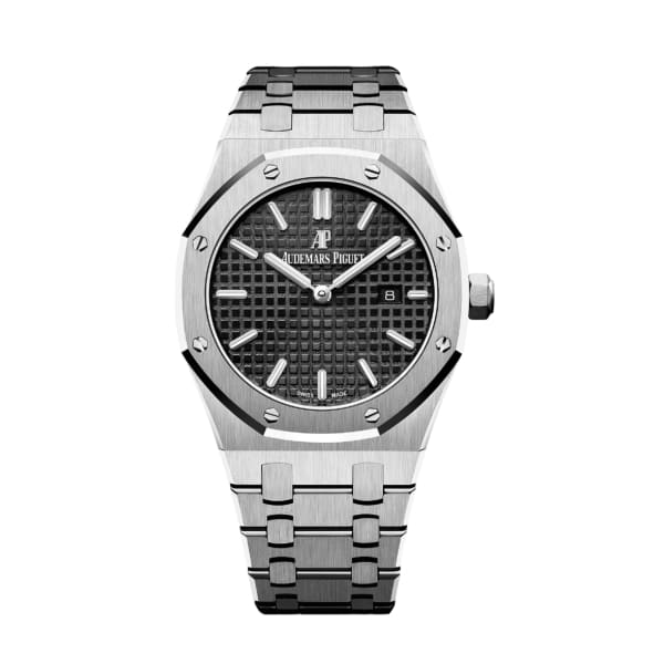 [Super Clone]Audemars Piguet Royal Oak Quartz Black dial, 33mm, Stainless steel, 67650ST.OO.1261ST.01