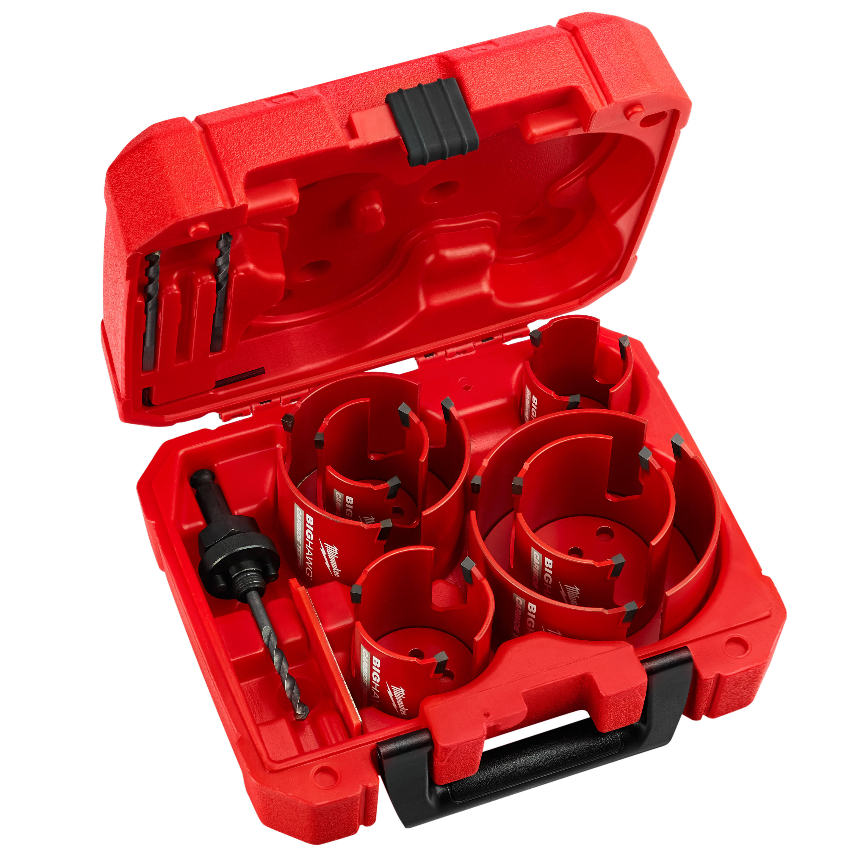 Milwaukee 49-56-9290 10 Piece Carbide Big Hawg Hole Saw Kit-Instock