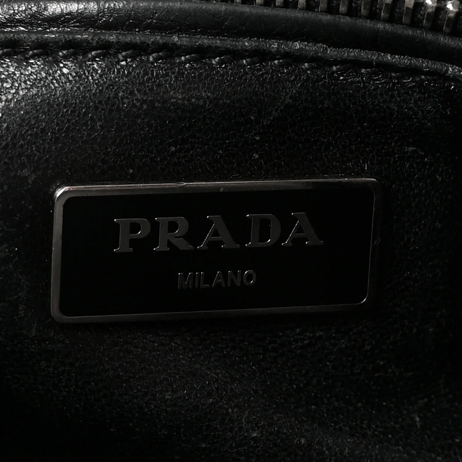 Glace Calf Twin Pocket Tote Black