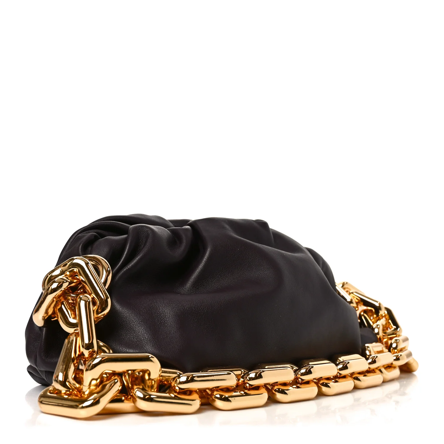 Calfskin The Pouch Chain Grape