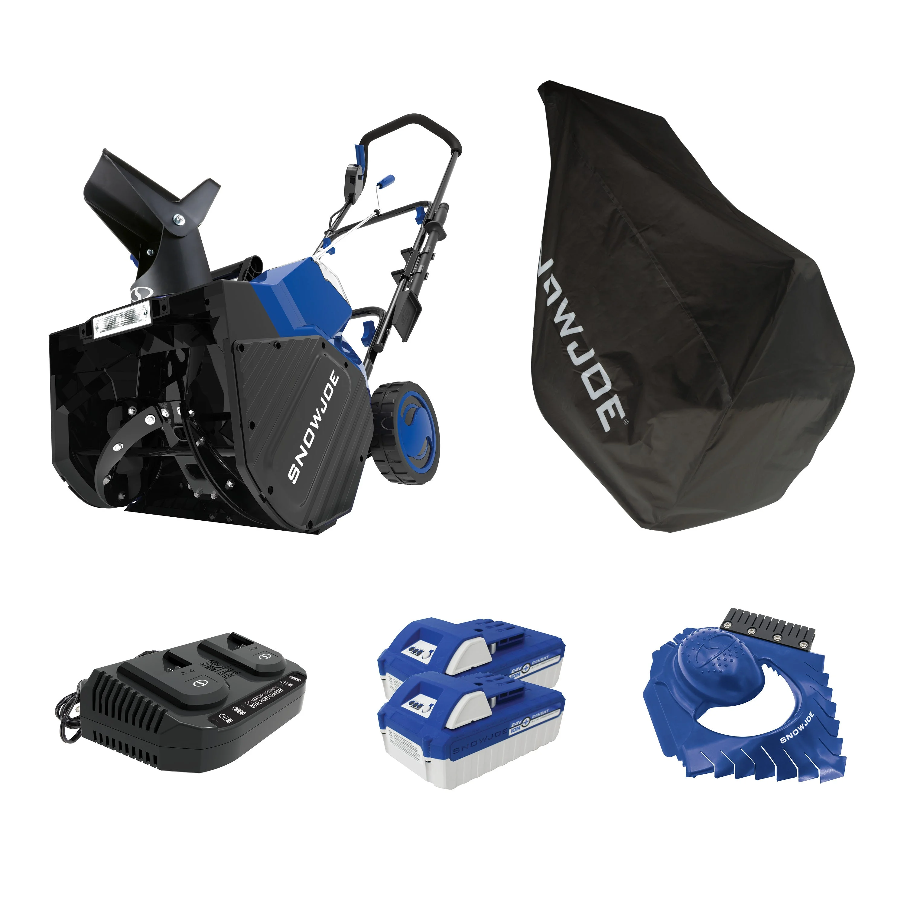 Snow Blower IONMAX, Cordless Electric Kit with LED Light, 24V-X2-SB18-TV1(18"/4 Amps) - Image 2