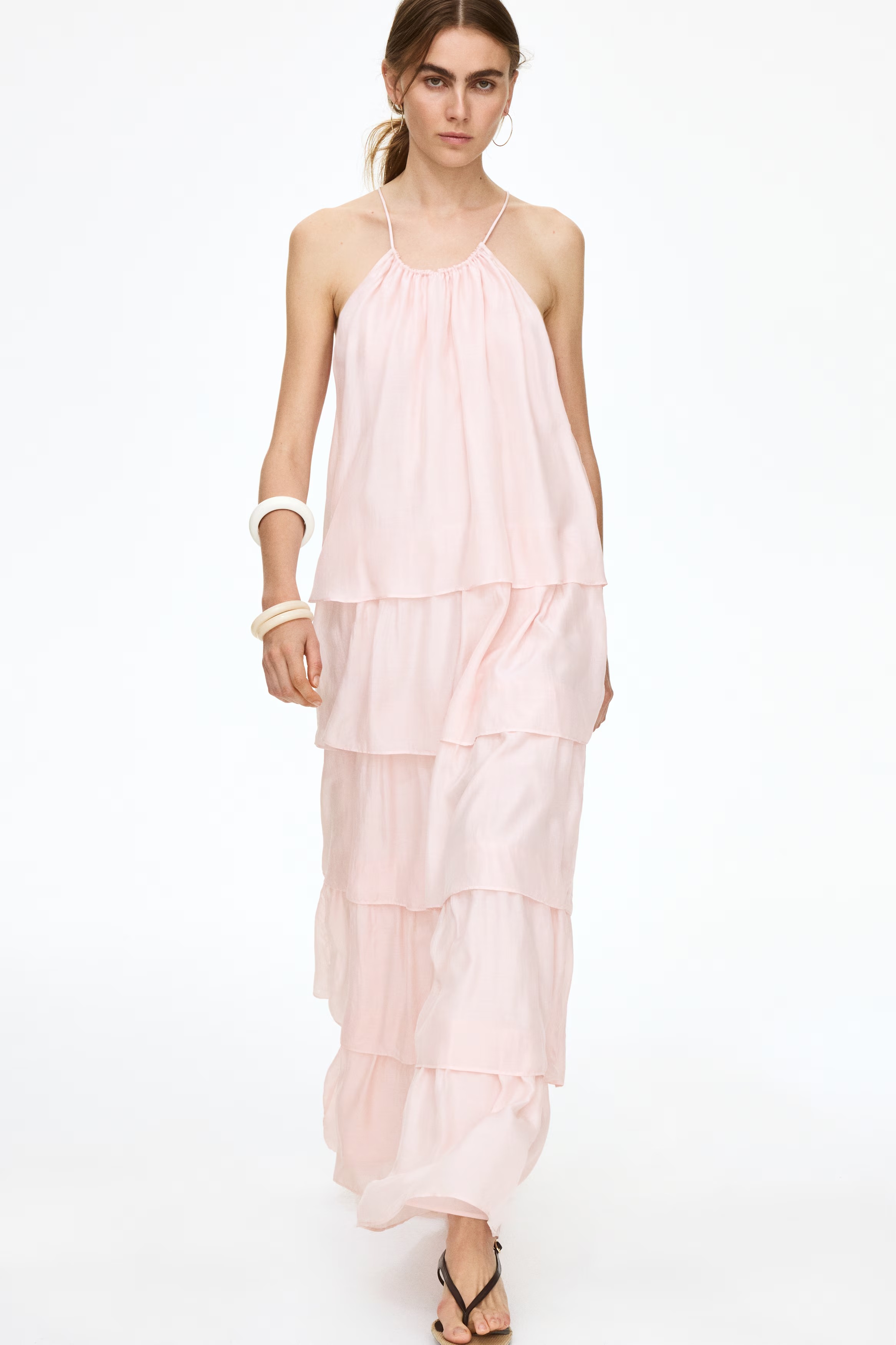 Tiered Strappy Dress
