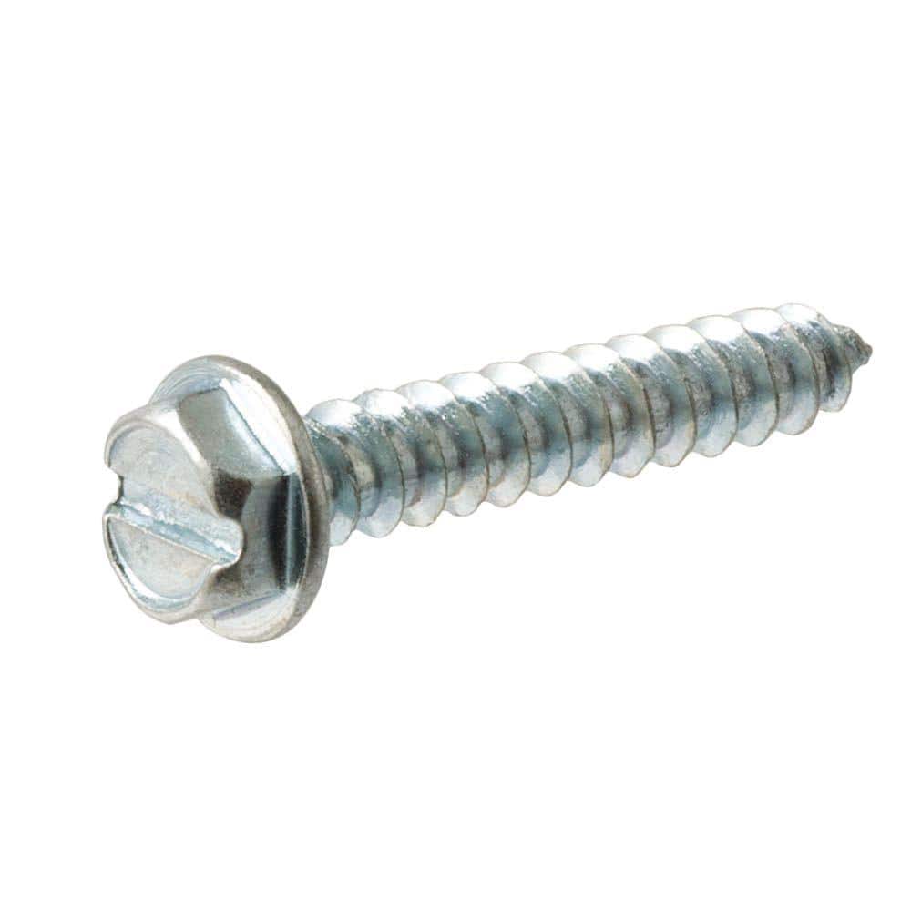 Galvanized #8 x 1/2 in. Hex Head Self-Drilling Screws, Harvest Brown (100-Pack Bag) - GSC812BHHV