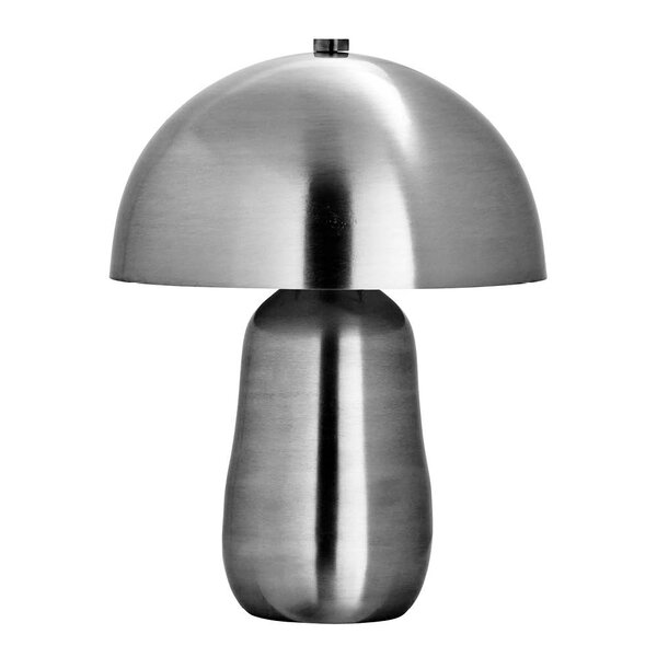 Bordlampe Roomie 33x25 cm børstet sølvfinish