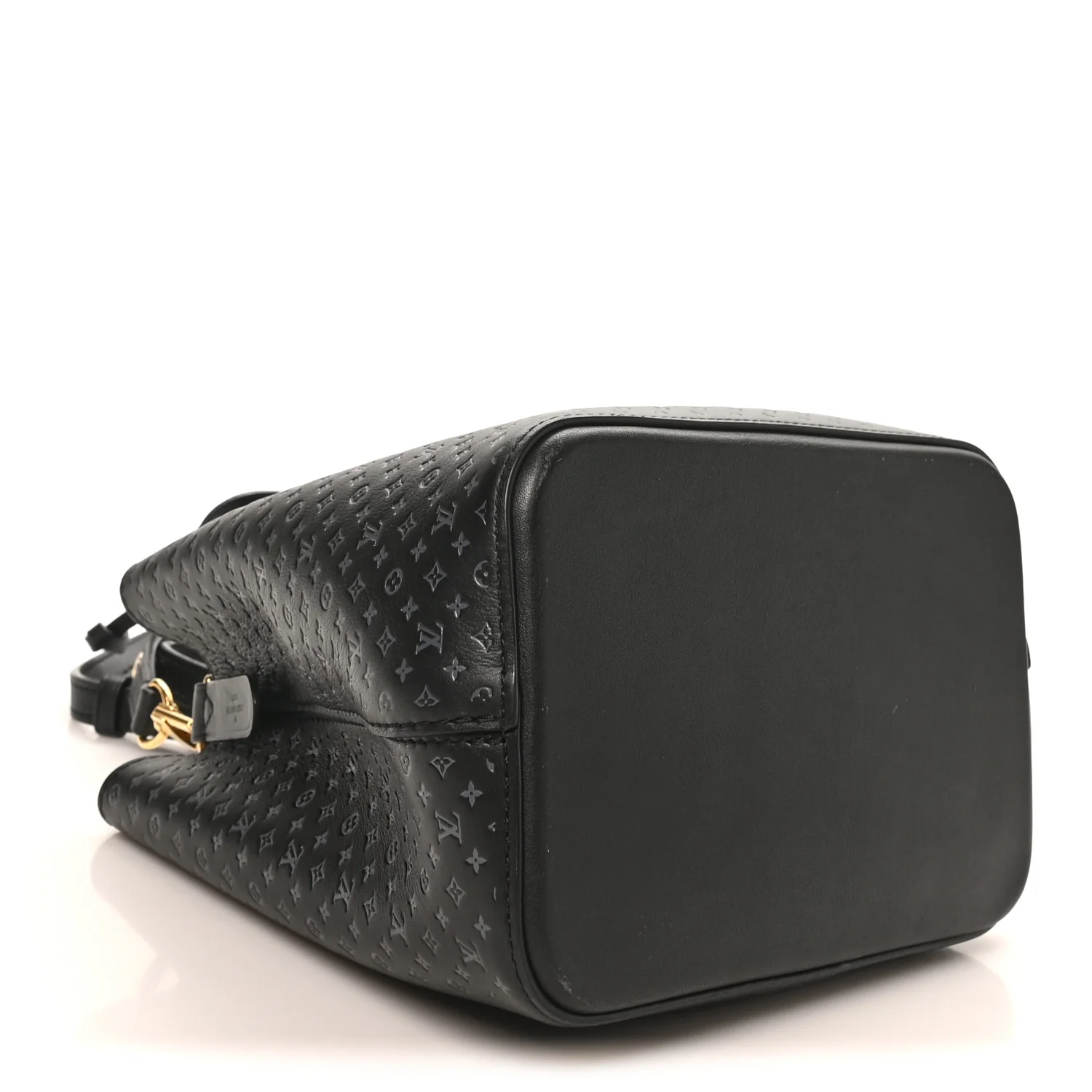 Calfskin Nanogram Embossed Neonoe BB Black