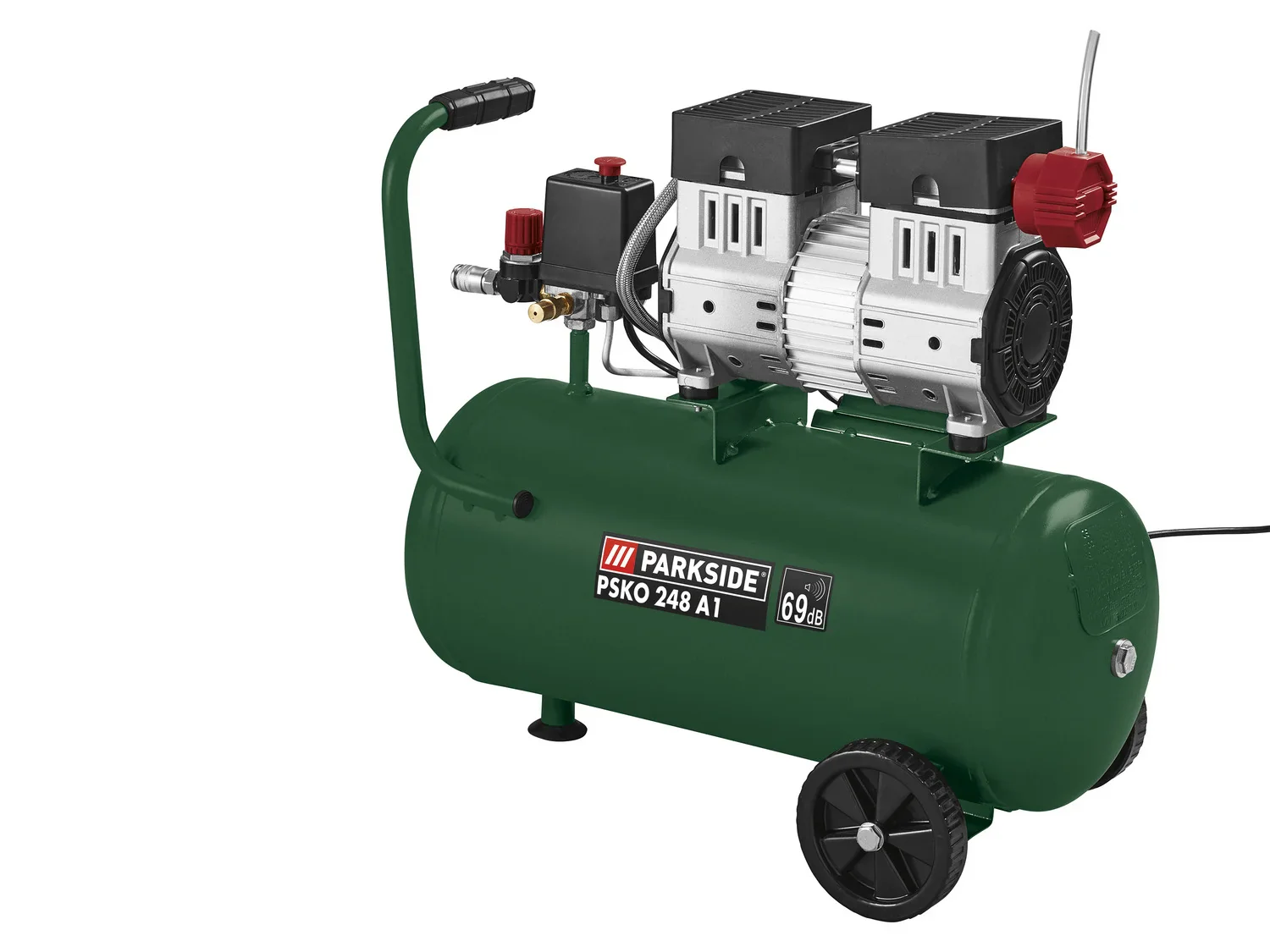 PARKSIDE Compresseur silencieux PSKO 248 A1, 24 L