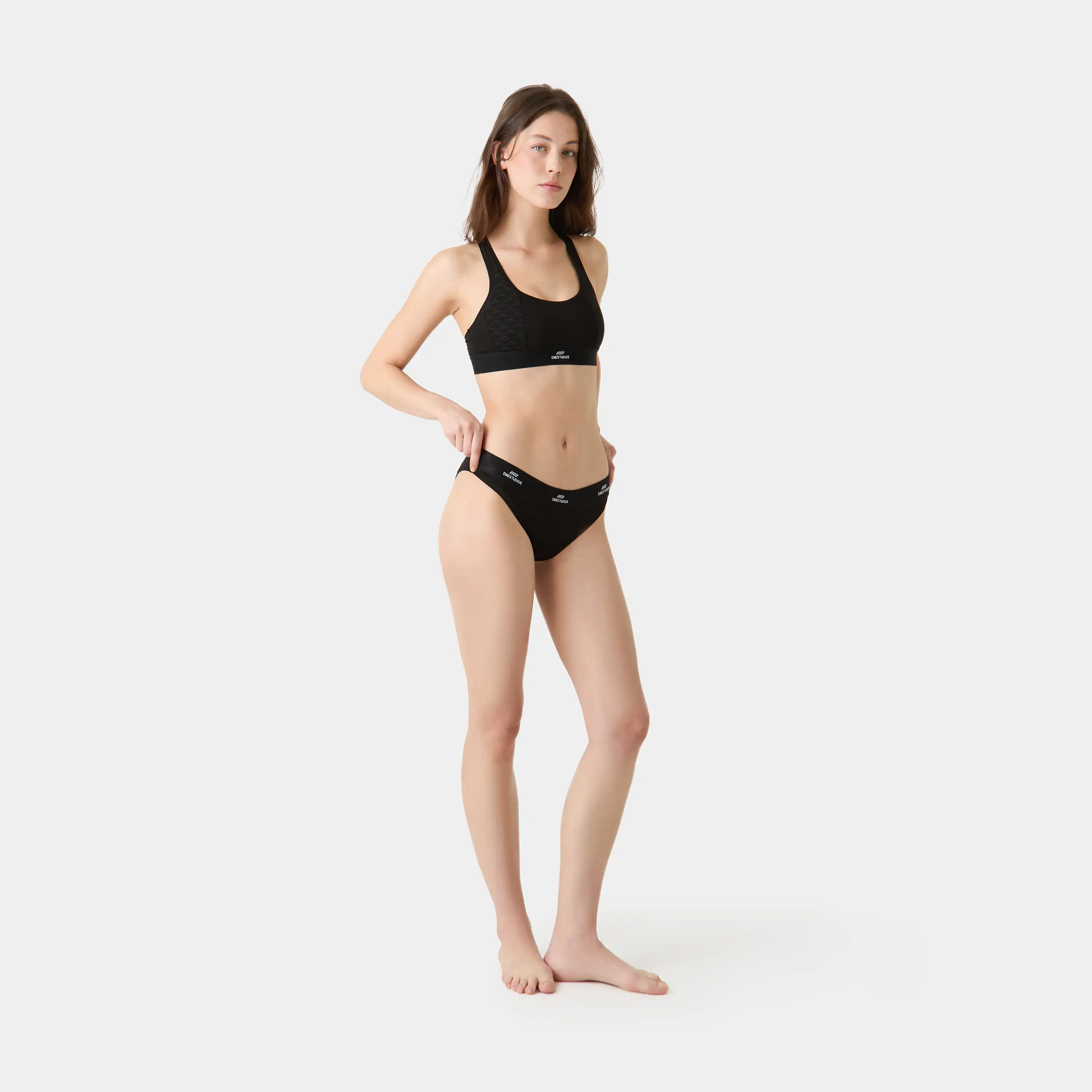 Moore Black Bra