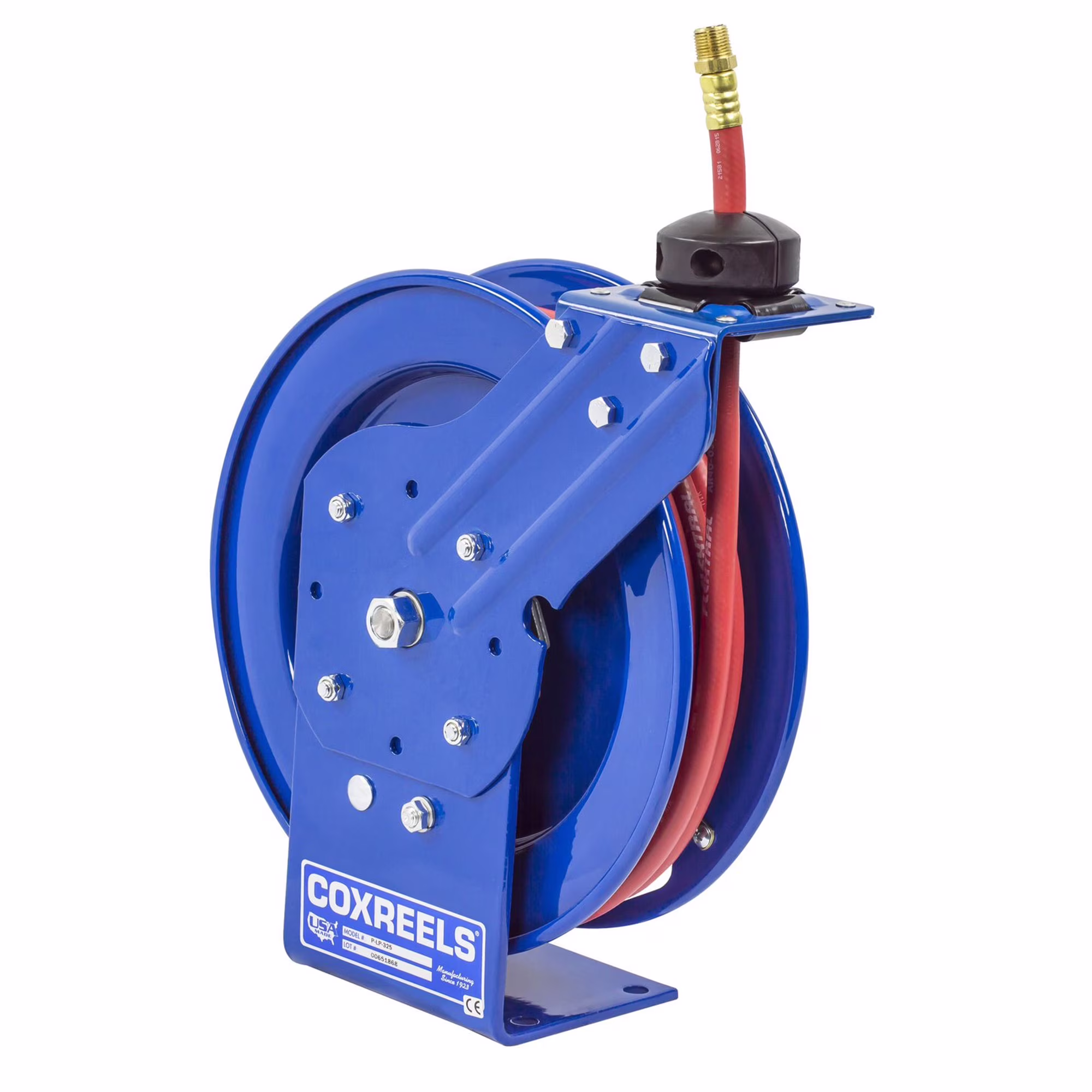 Coxreels P-LP-325 25 Foot Low Pressure Retractable Air and Water Hose Reel