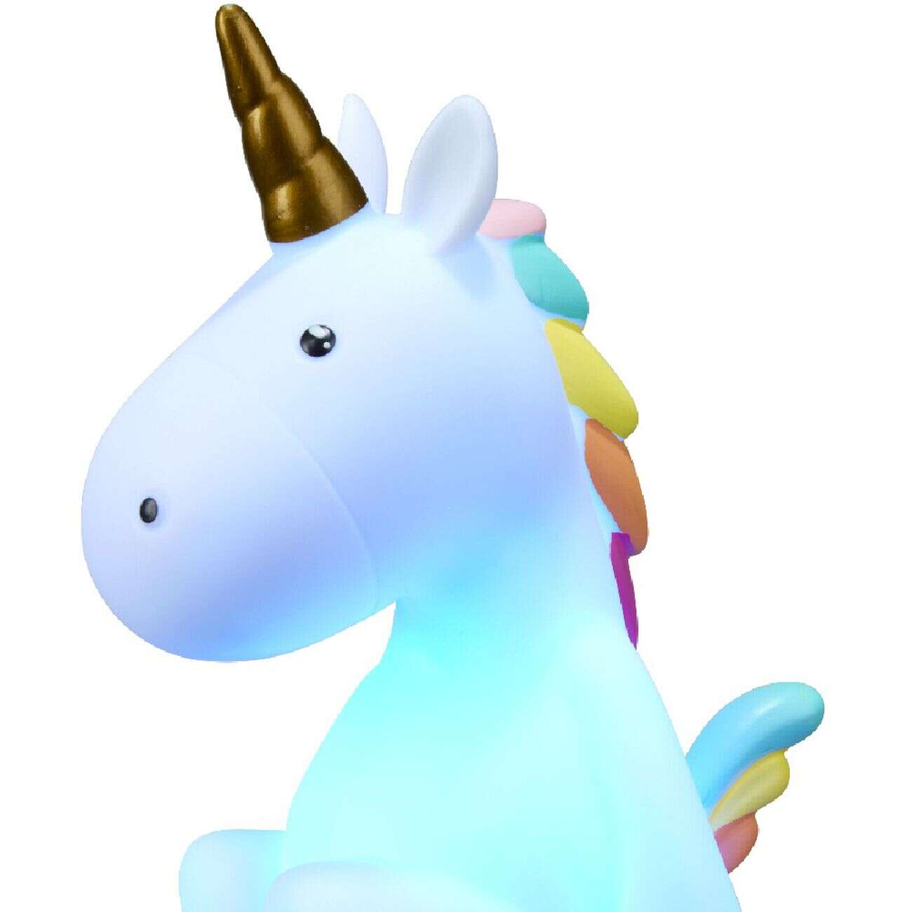 Veilleuse led licorne arc en ciel