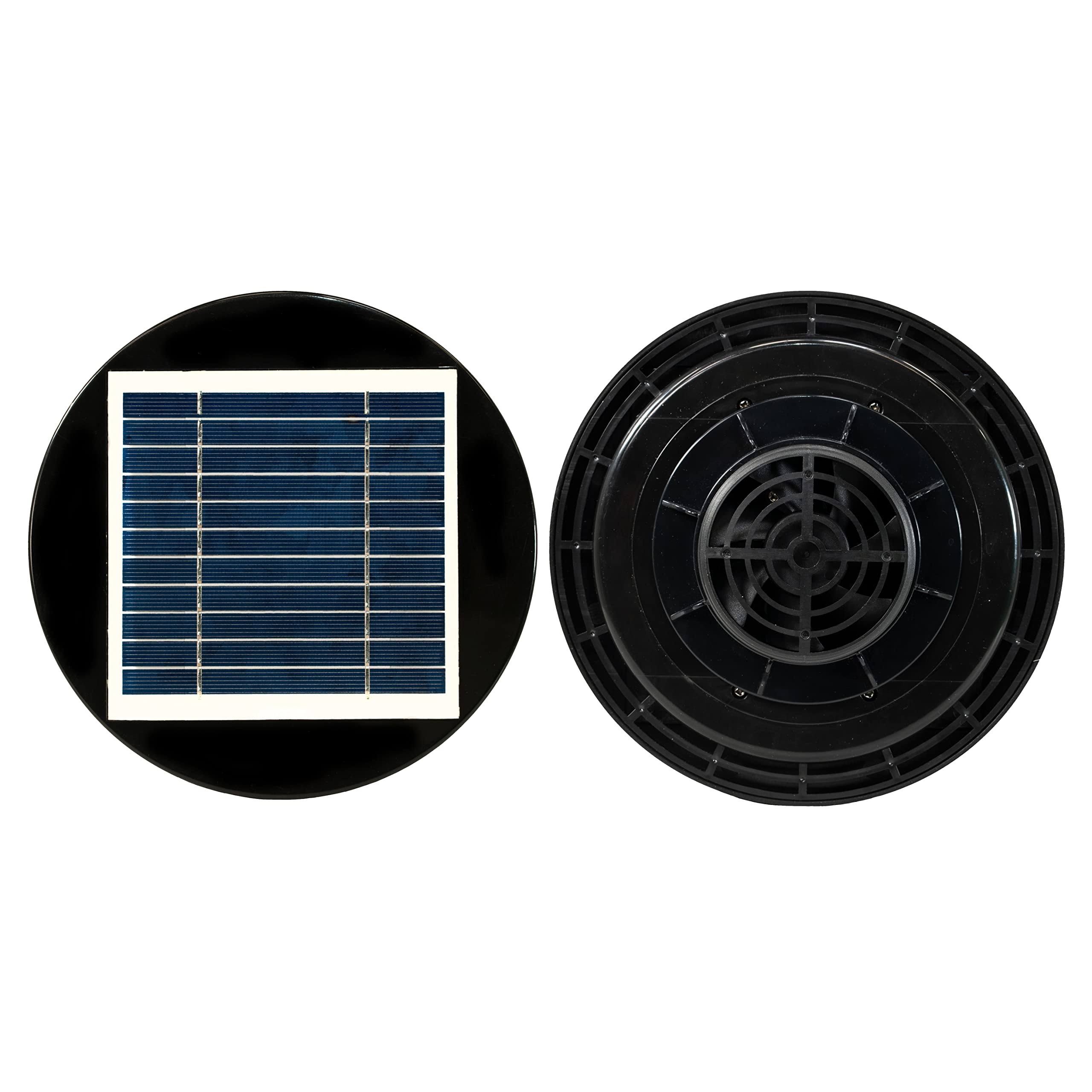 Solar Utility Fan for Sheds, Greenhouses, Portable Restrooms and More