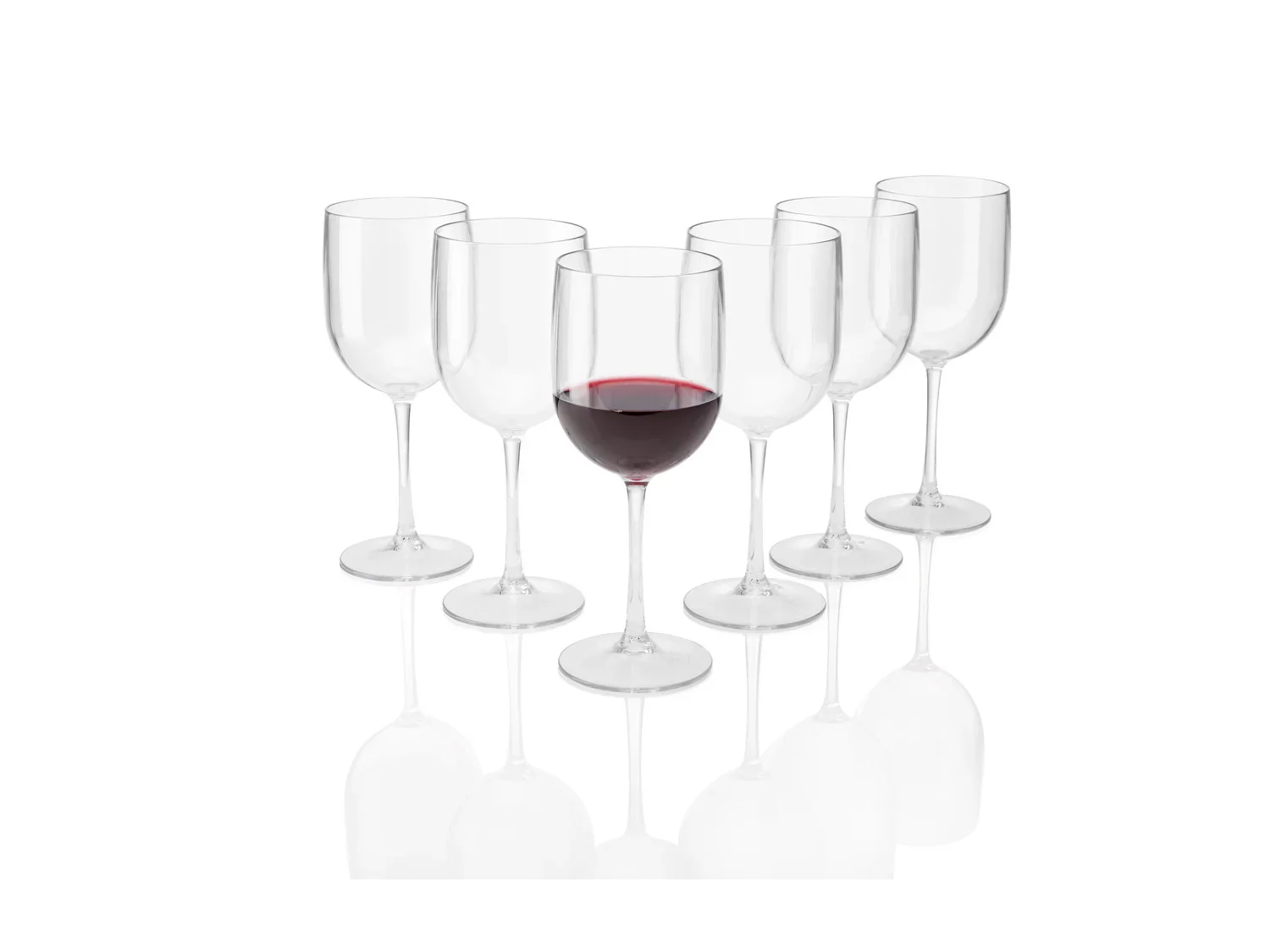 ERNESTO Lot de 6 verres  vin,  champagne ou  eau