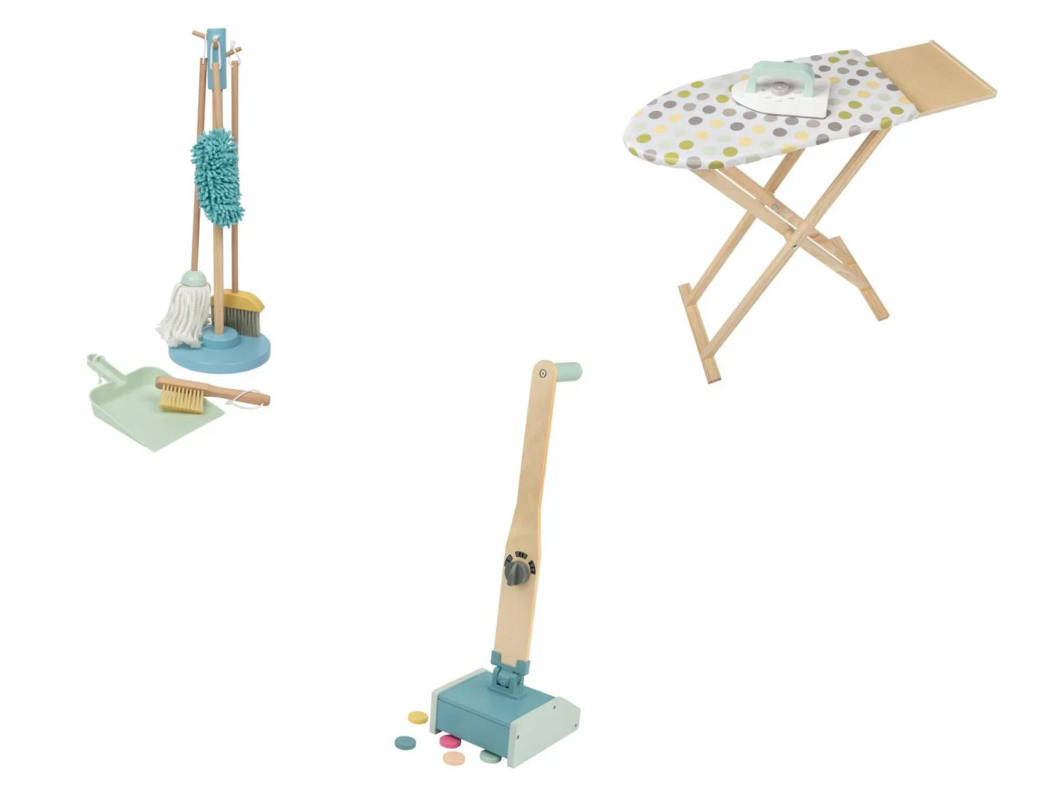 lupilu Set de mnage ou Planche  repasser ou Aspirateur
