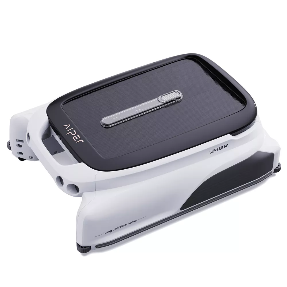 Aiper Surfer M1 Automatic Pool Skimmer Robotic Surface Cleaner with App Control & Solar Powered