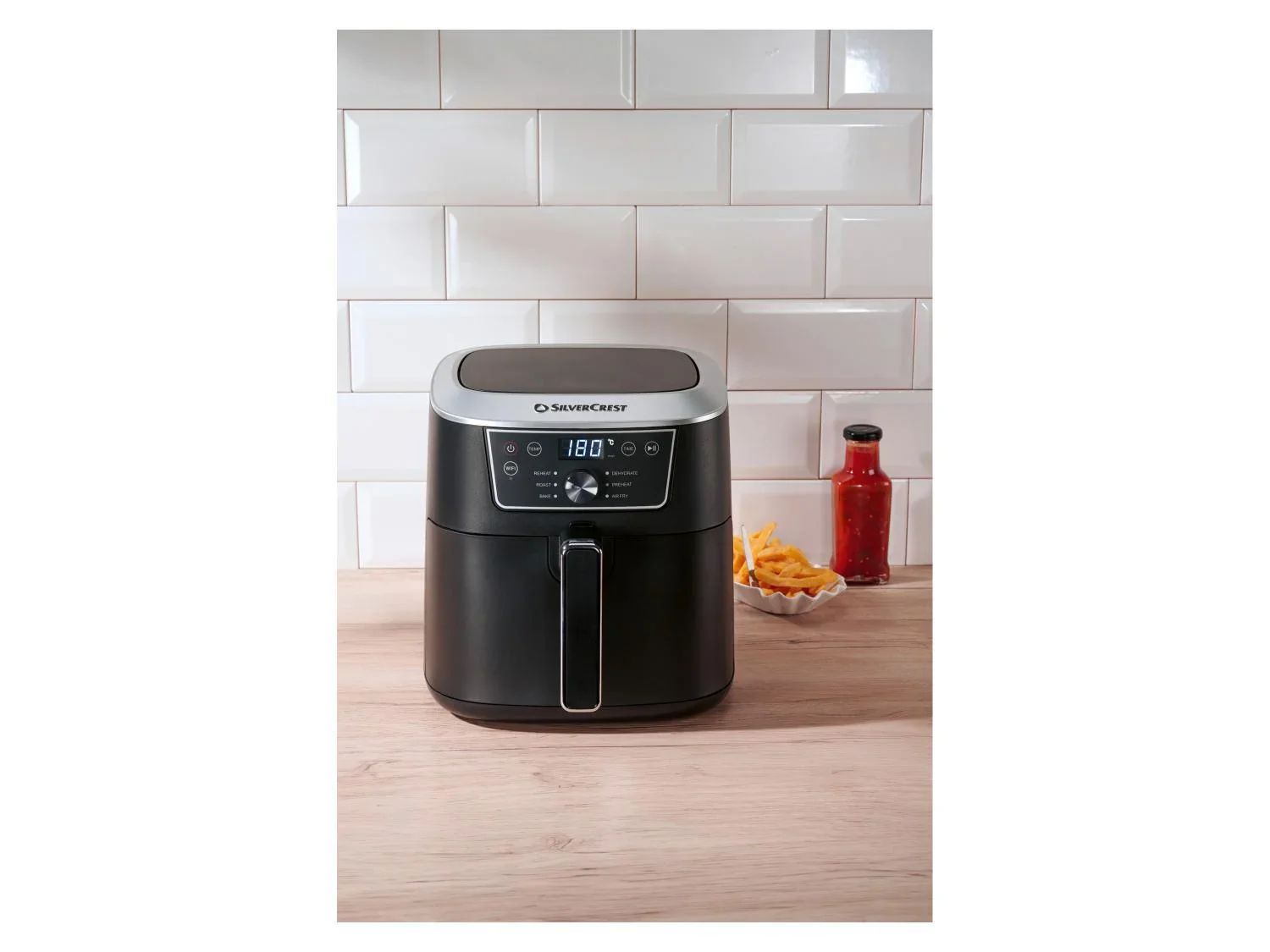 SILVERCREST Friteuse  air chaud Premium 6,7L Smart Best SHFS 2150 B1, SOHFS 2150 B1