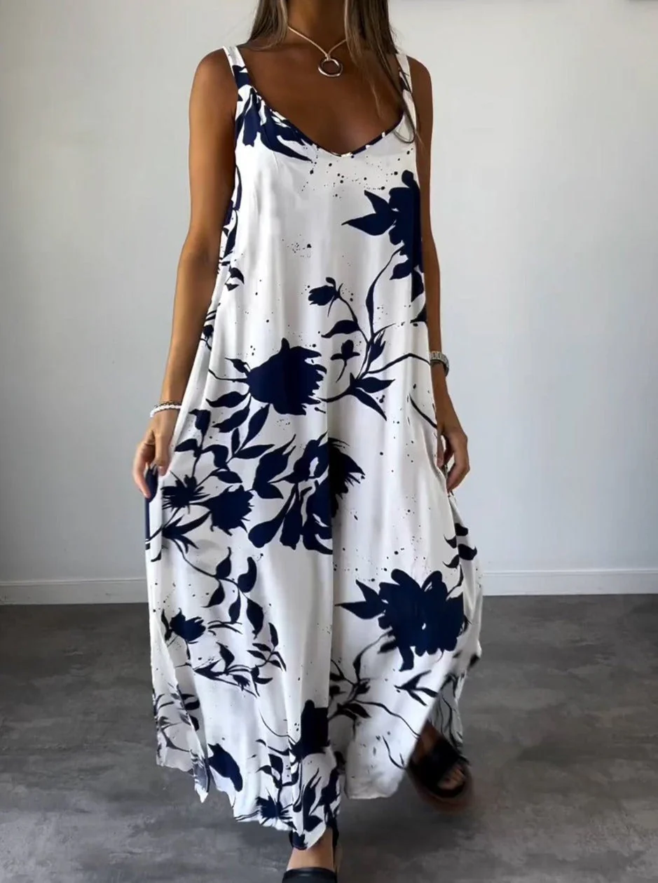 Robe féminine tendance imprimée