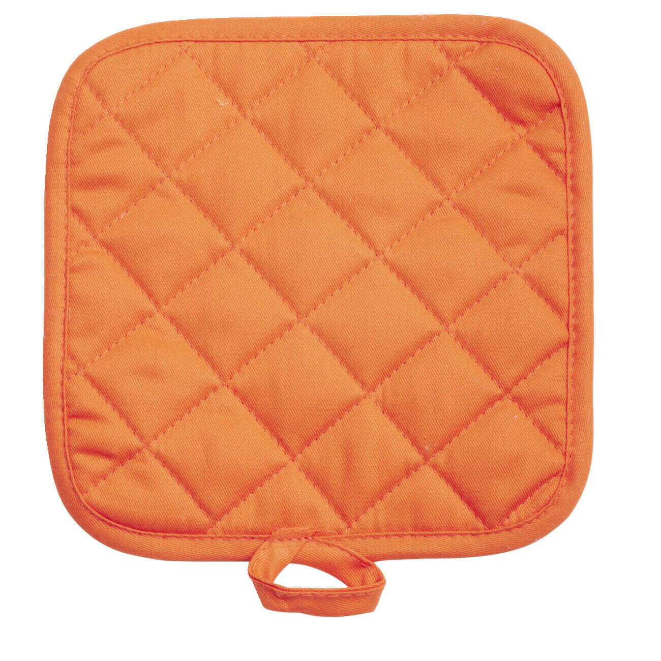 Manique de cuisine orange motifs pois 19x19xm