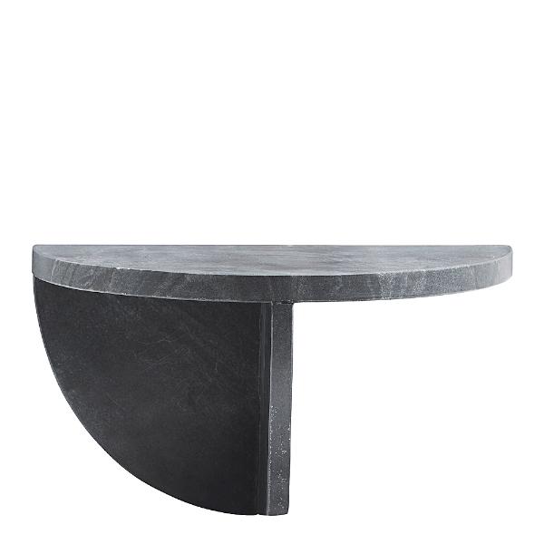 Vegghylle Mega i marmor 18x36x18 cm svart