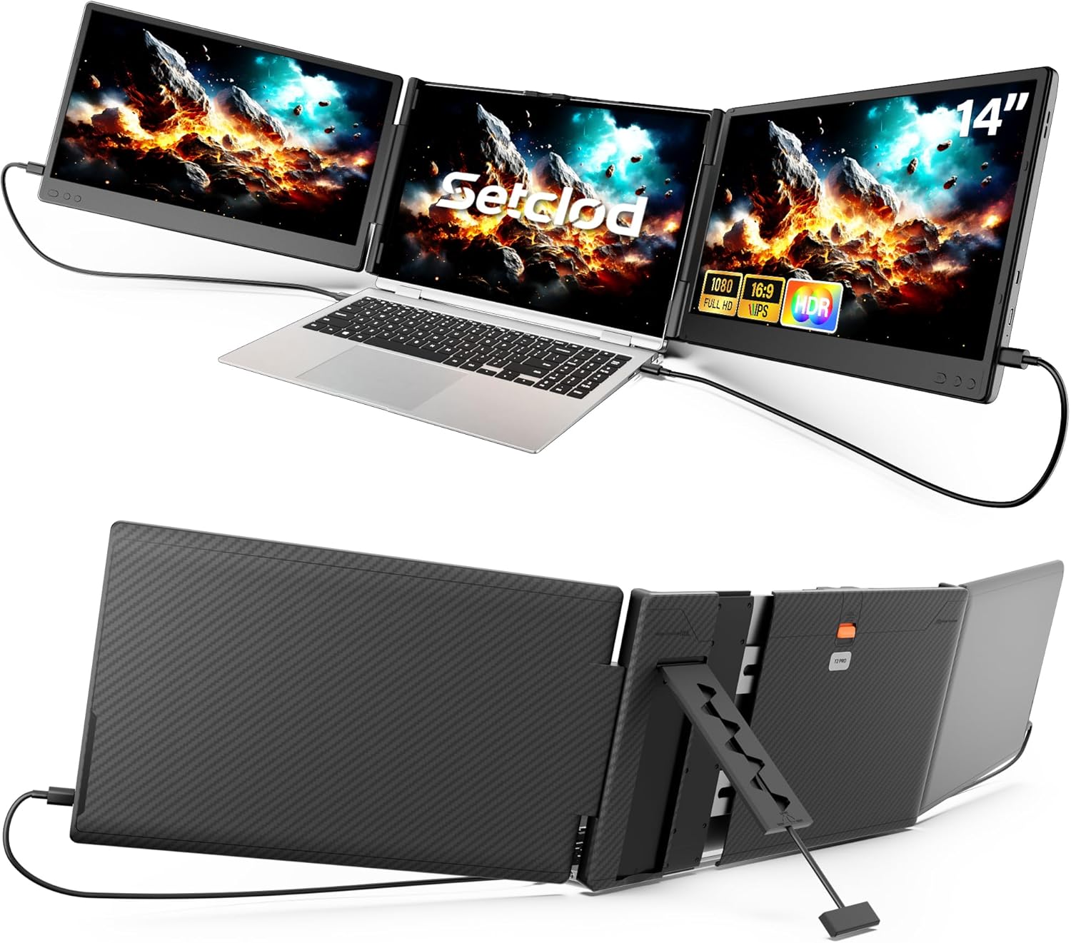 2025 Upgraded Laptop Screen Extender Portable  14