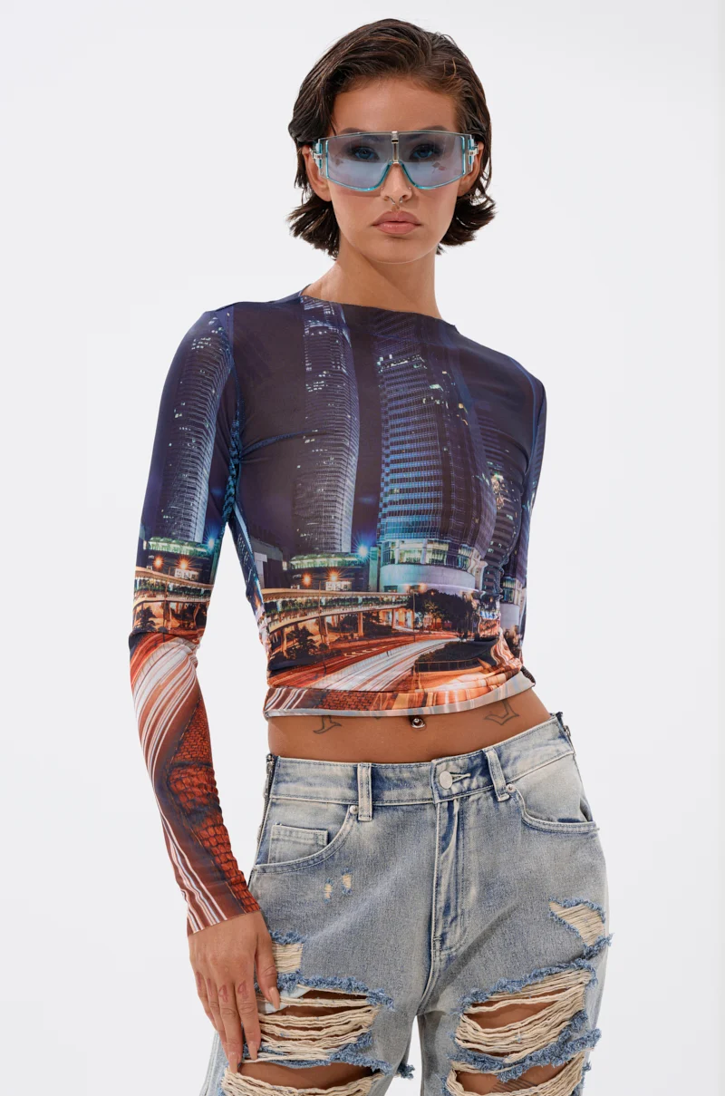 CITY LOVER MESH LONG SLEEVE - Akira Store