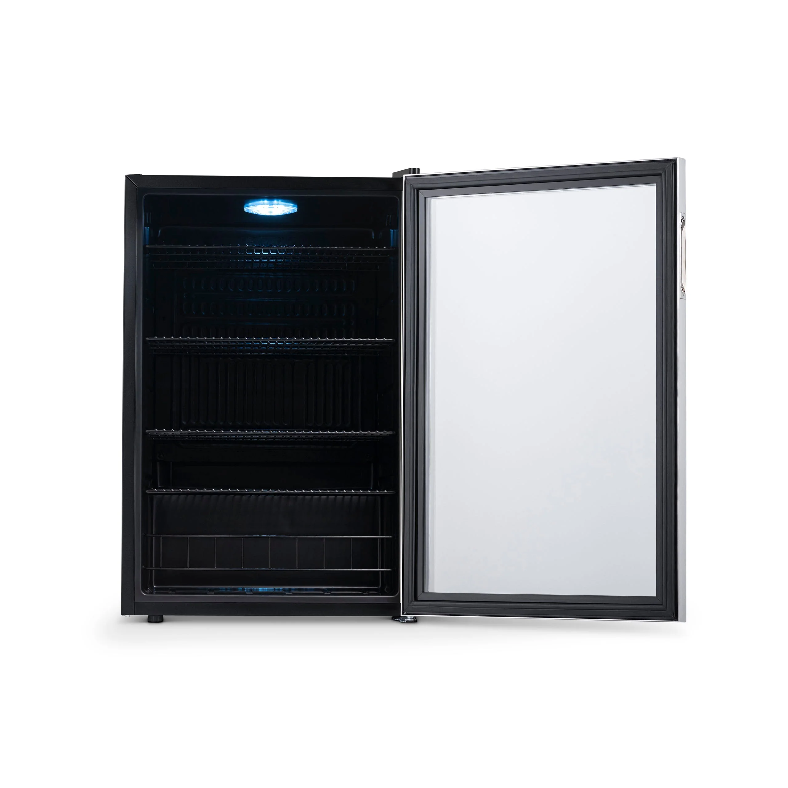 Newair 160-Can Freestanding Stainless Steel Beverage Fridge - 21.3