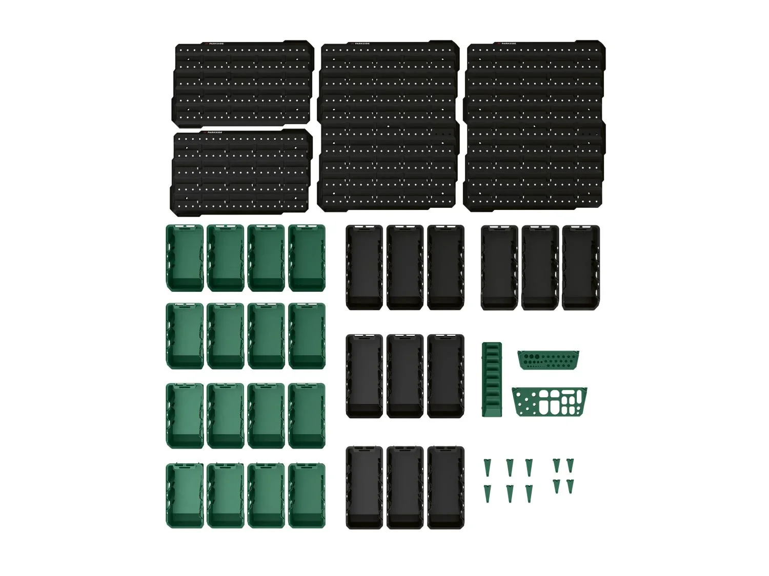 PARKSIDE Set de rangement, 45 pices
