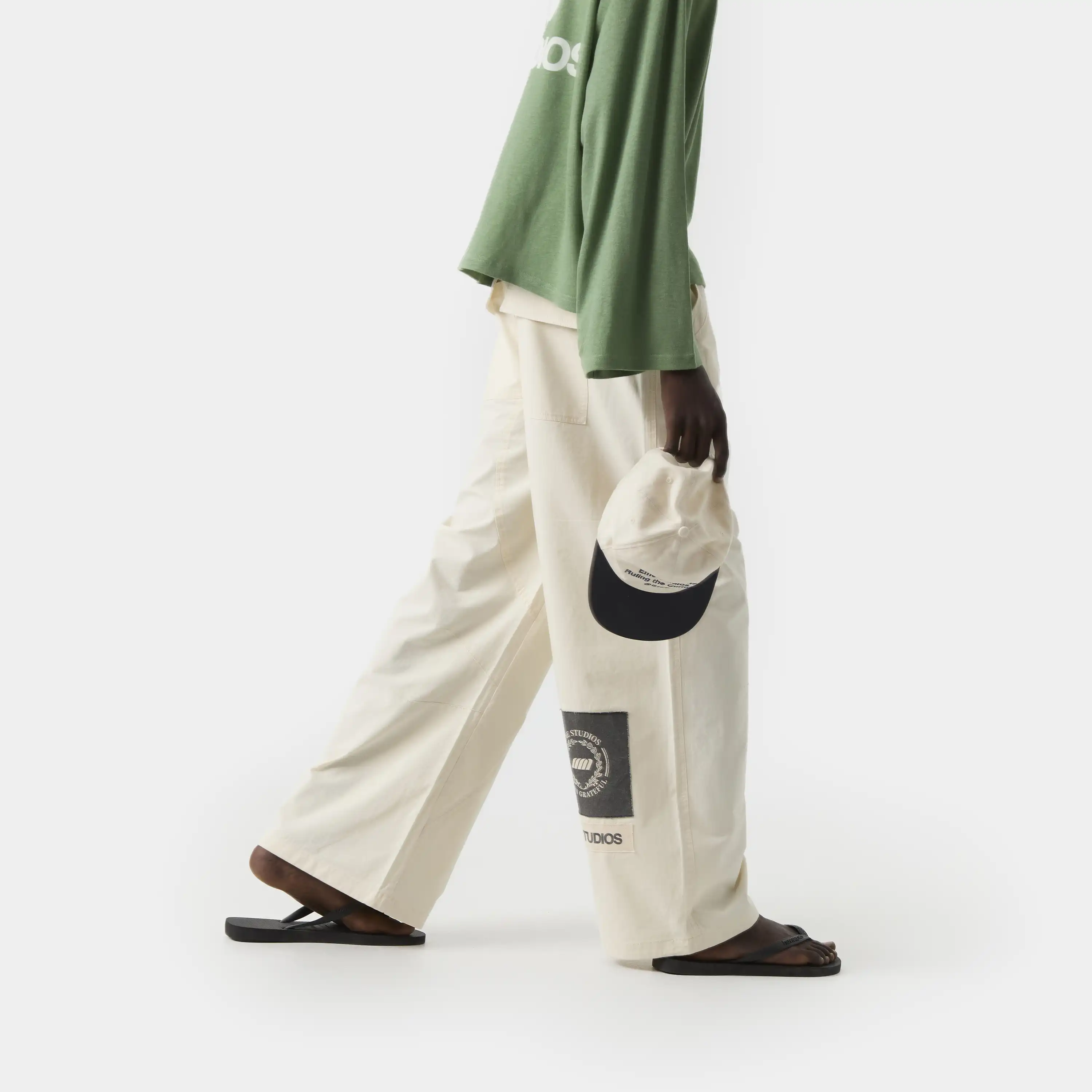 Patches Off Sand Cargo Pants