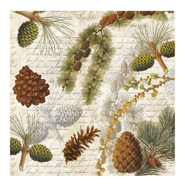 Serviett 33x33 cm 20 stk Life in Forest