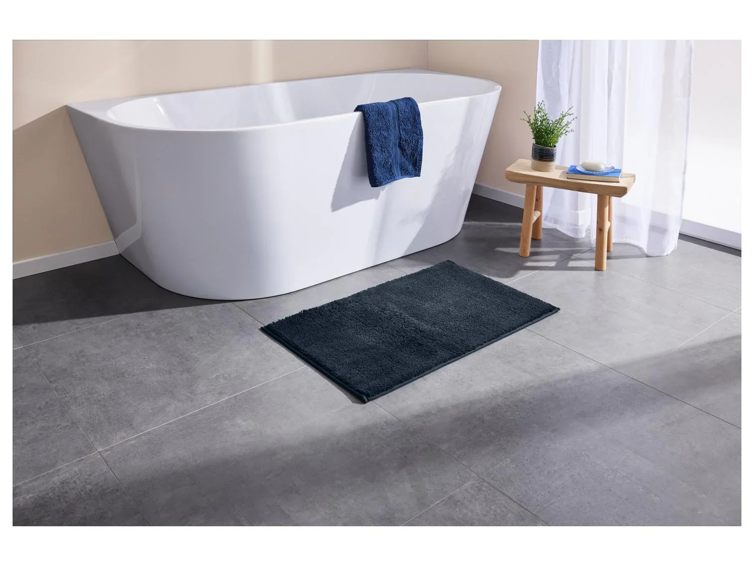 LIVARNO home Tapis de bain, 60 x 90 cm