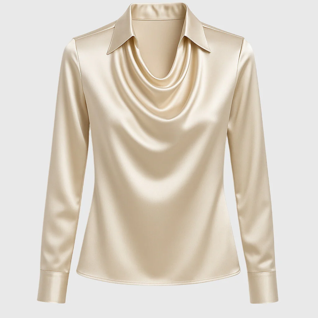 Sylvie - Blouse Brillante et Élégante