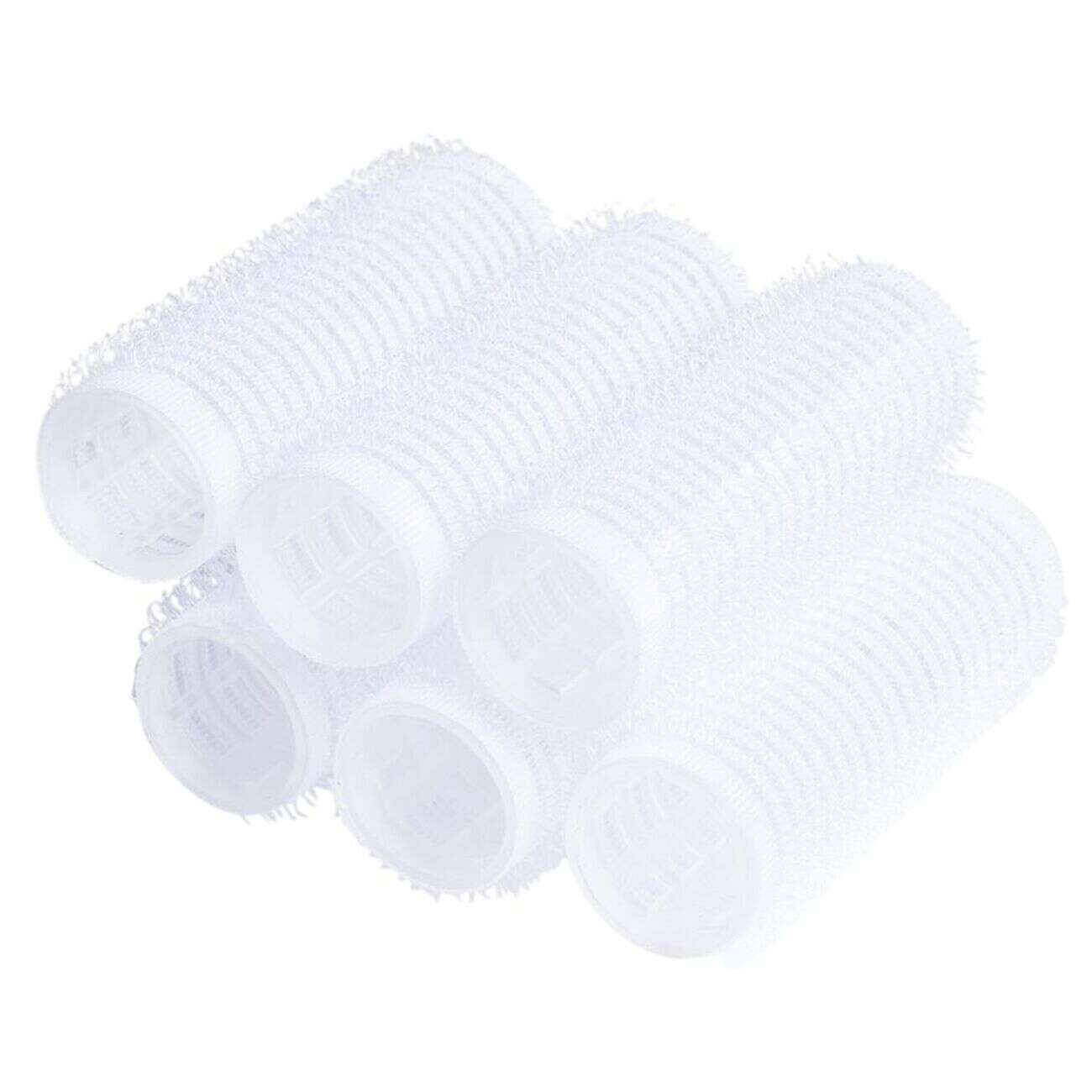 Bigoudi scratch latex blanc Ø2cm x6