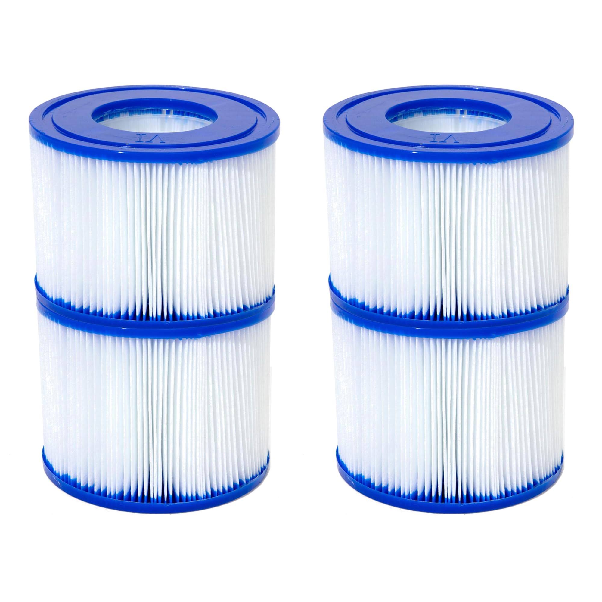 Bestway SaluSpa Type VI Inflatable Hot Tub Replacement Filter Cartridge (2 Pack)