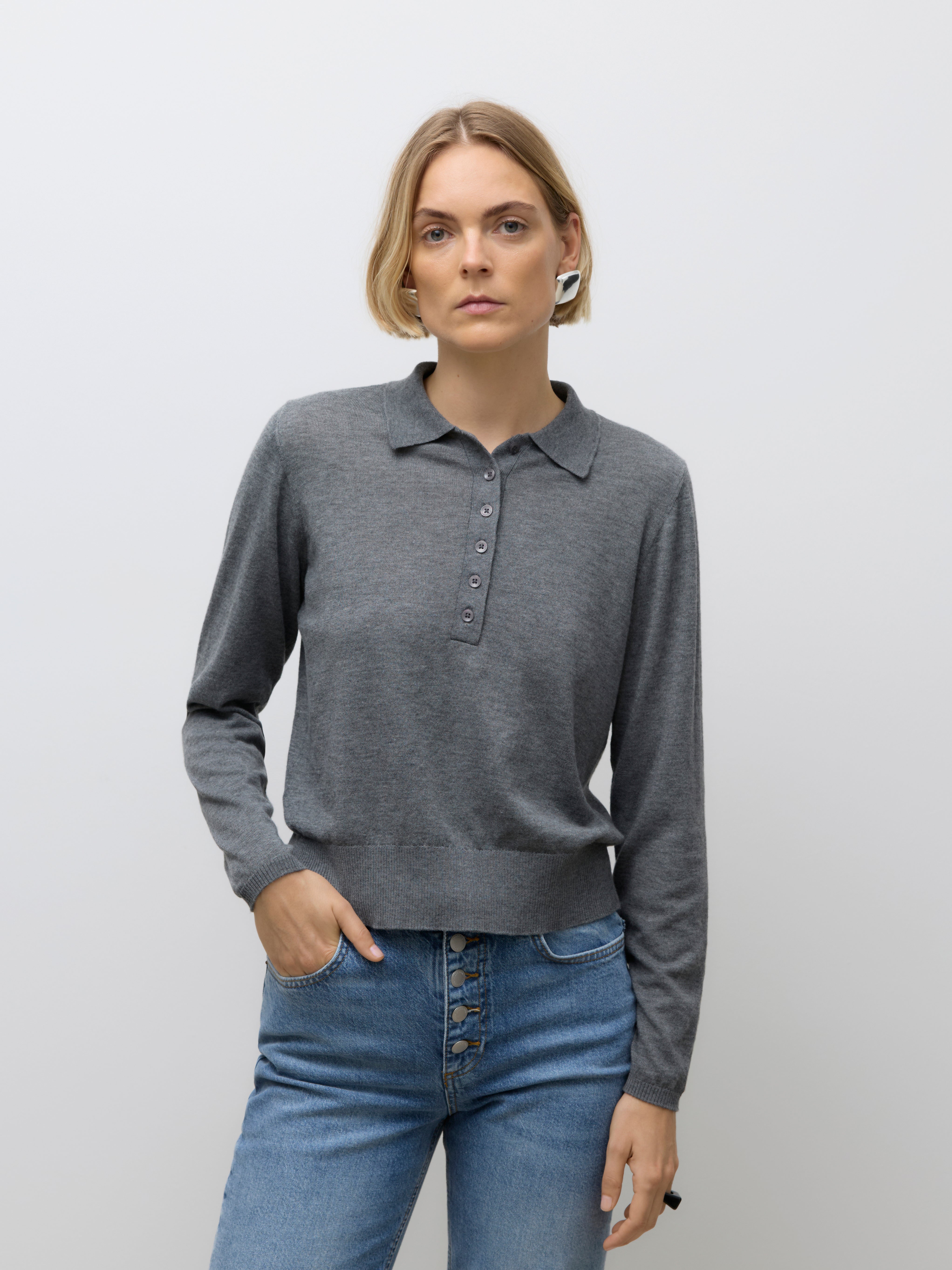 VERO MODA® AWSIKITA Knit Polo-Shirt