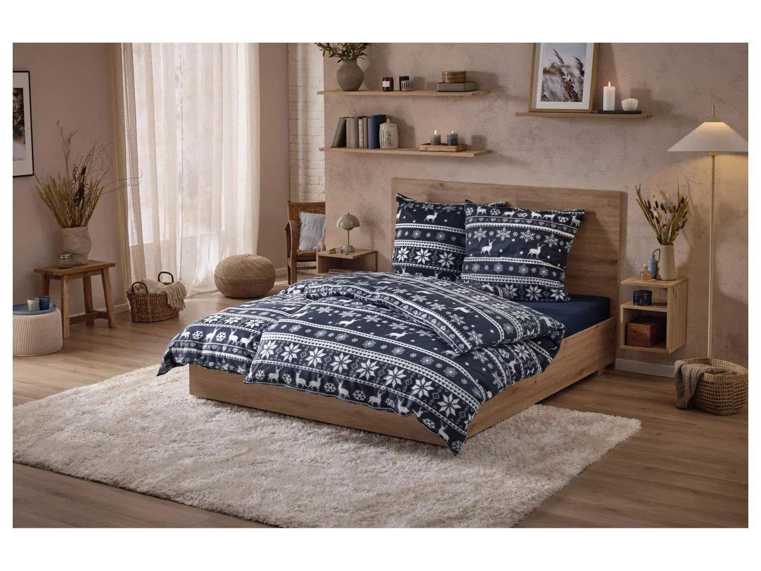 LIVARNO Parure de lit en polaire, 240 x 220 cm