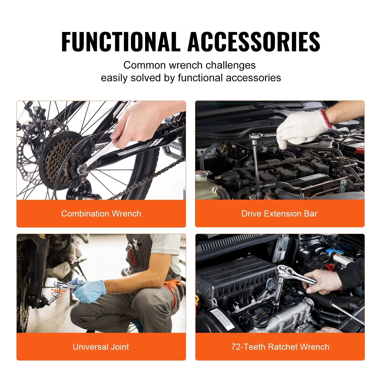 450 - Piece Mechanics Tool Set with 1/4