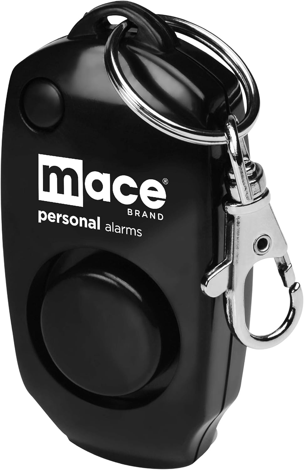Mace Brand Personal Alarm with Bag or Key Ring Clip, Portable Alarm for Self-Defense that Emits Powerful 130dB, Available in Black, Pink, Blue, Green, Orange, Red, or Yellow