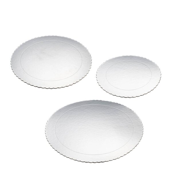 bAYk kakefat sett 3 deler 20/25/30 cm sølv