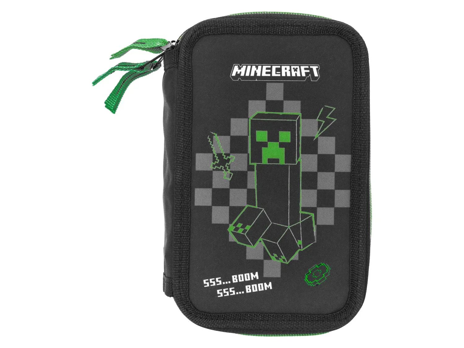 Minecraft Trousse  triple compartiment