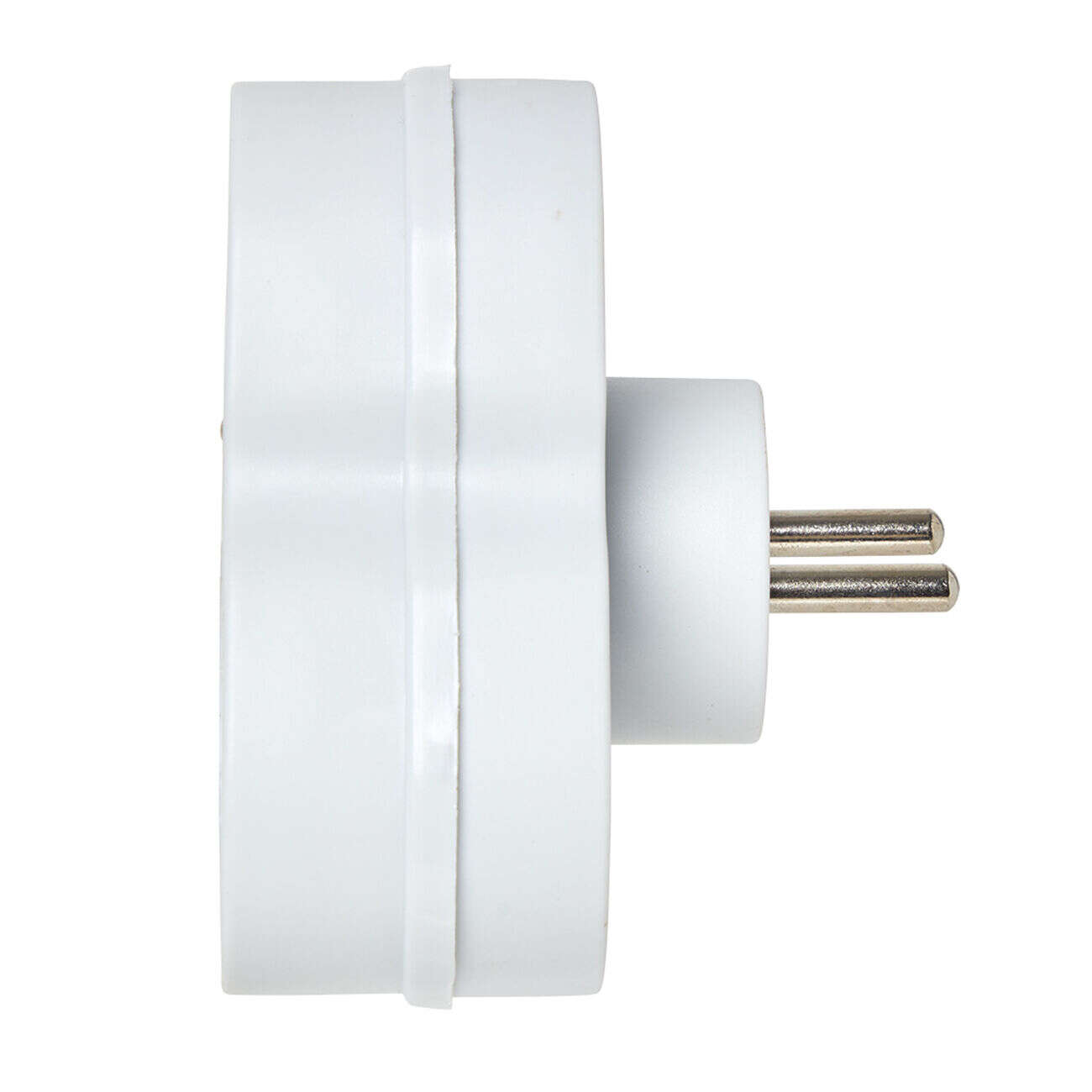 Multiprise triangulaire blanche 3 prises