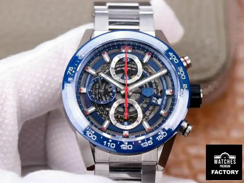 Tag Heuer Carrera Calibre Heuer 01 CAR201T.BA0766 Chronograph XF Factory Blue Dial