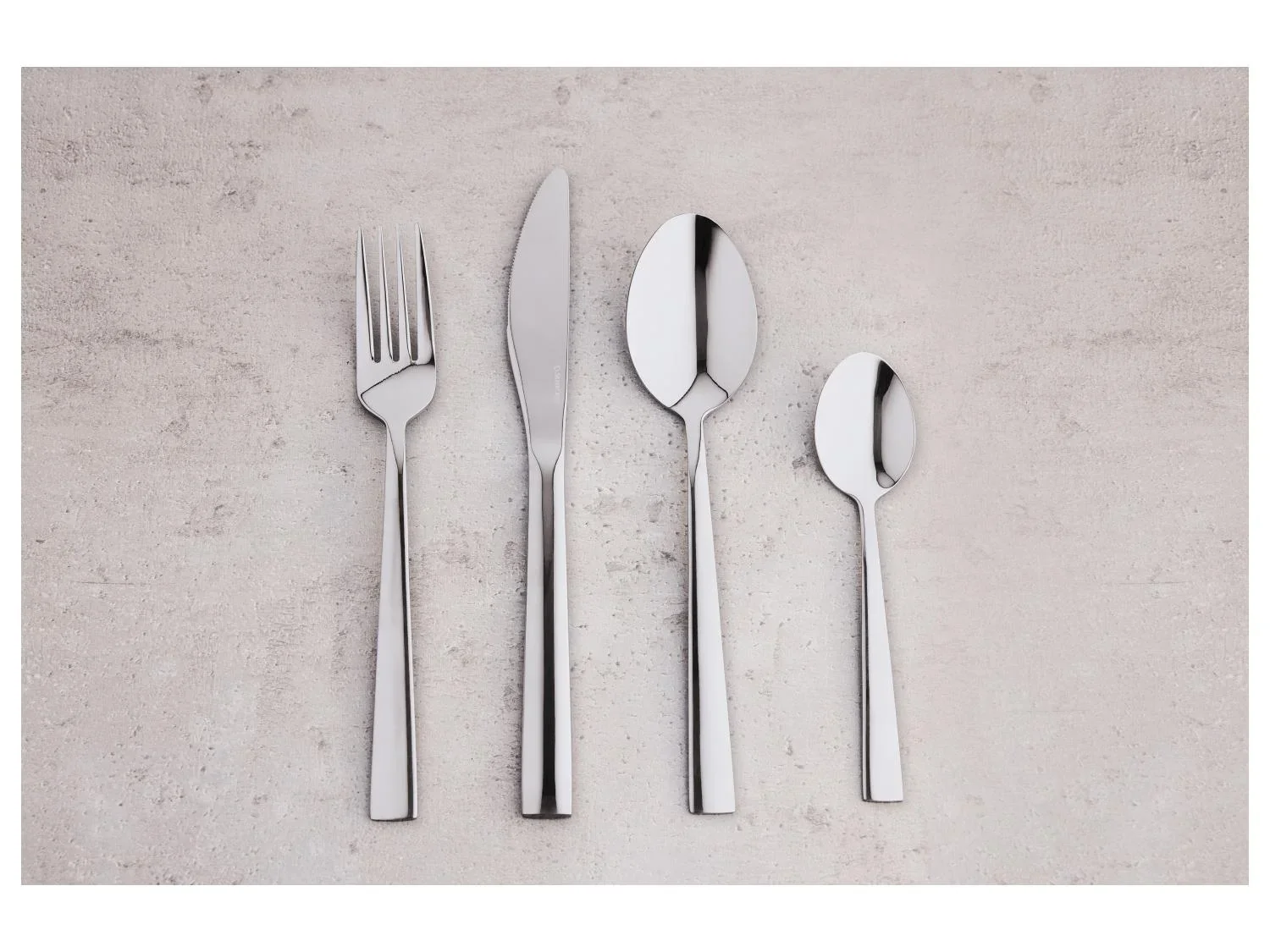 SILVERCREST Set de 24 couverts en acier inoxydable poli