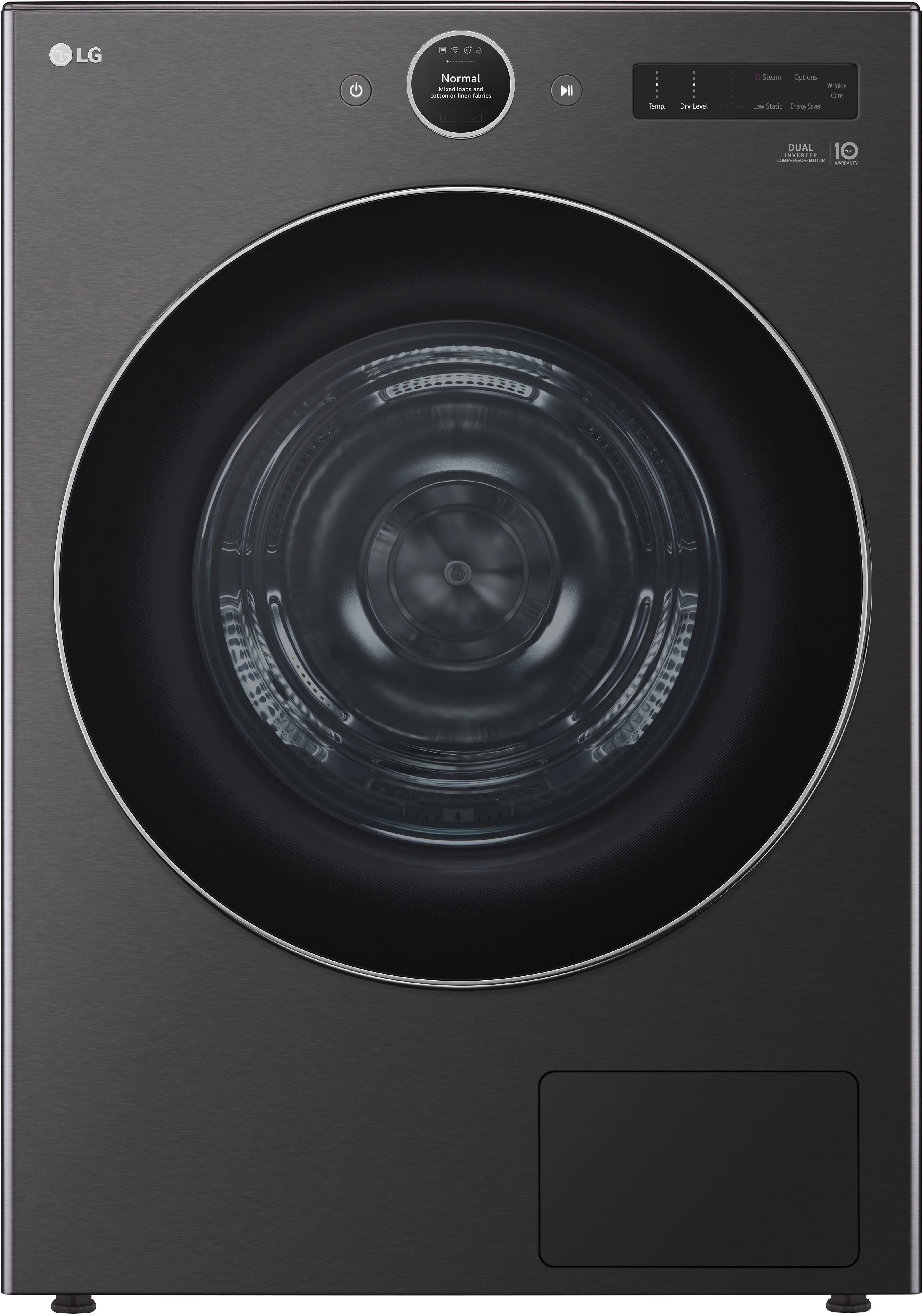 LG 7.8 Cu. ft. Mega Capacity Smart Front Load Dryer with Dual INVERTER... - Dlhc5502b