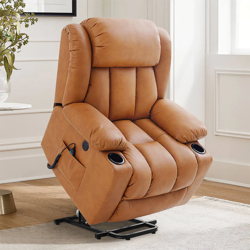 Fauteuil releveur de luxe en liquidation, avec chauffage et massage